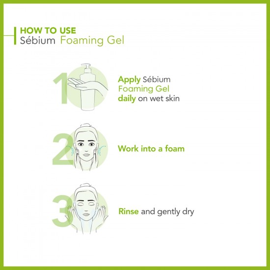Bioderma Sebium Gel Moussant Purifying Foaming Gel 200ml