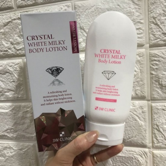 3w clinic Crystal white milky body lotion