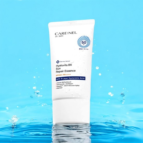 CARENEL Hyaluvita B5 Sun Repair Essence SPF50+ PA++++