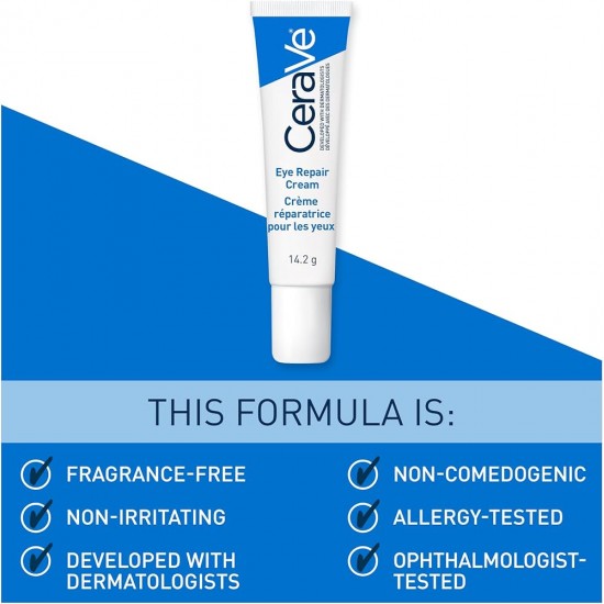 CeraVe Eye Repair Cream for Dark Circles and Puffiness