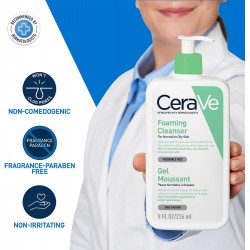 Cerave Foaming Facial Cleanser For normal To Oily Skin 236ml