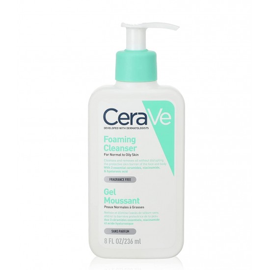 Cerave Foaming Facial Cleanser For normal To Oily Skin 236ml