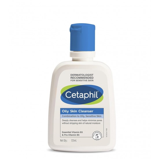 Cetaphil Oily Skin Cleanser Combination to Oily, Sensitive Skin 125 ml