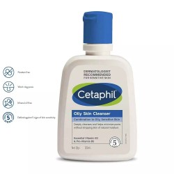 Cetaphil Oily Skin Cleanser Combination to Oily, Sensitive Skin 125 ml