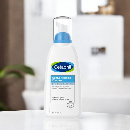 Cetaphil Gentle Foaming Cleanser For Dry to Normal Sensitive_Skin 236ml