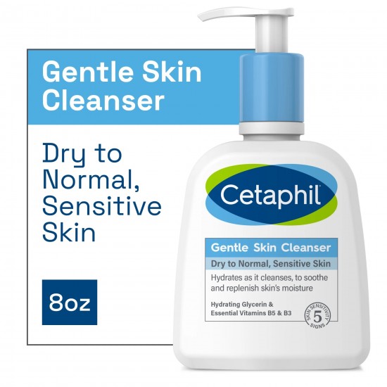 Cetaphil Gentle Skin Cleanser for Normal  to Dry Sensitive skin 236ml
