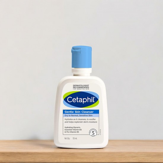 Cetaphil Gentle Skin Cleanser for Normal to Dry Sensitive skin 125ml