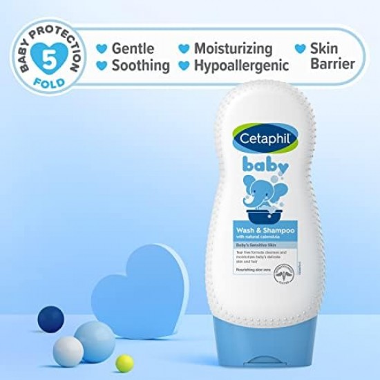 Cetaphil Baby Wash and Shampoo 230ml