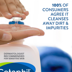 Cetaphil Oily Skin Cleanser Combination to Oily, Sensitive Skin 236 ml