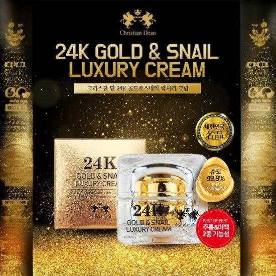 Christian Dean 24K Gold Snail Luxury Cream 50ml