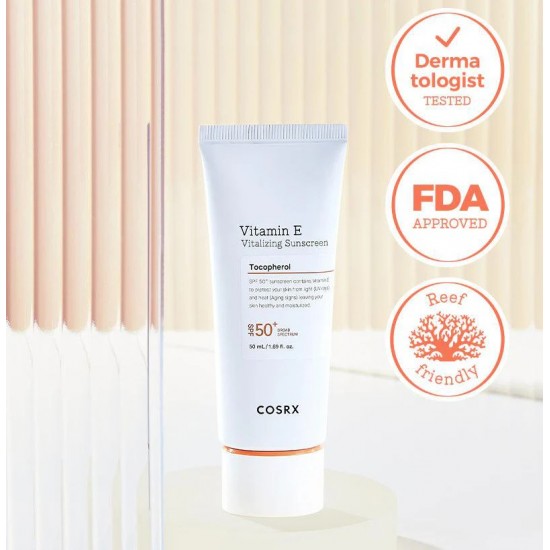 COSRX Vitamin E Vitalizing Sunscreen SPF50+
