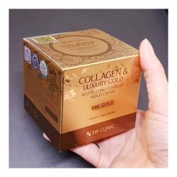 3W Clinic Collagen & Luxury gold cream 