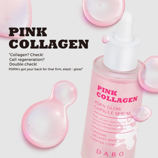 Dabo Pink Collagen PDRN Glow Capsule Serum 55ml