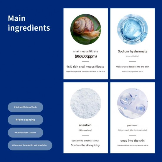 DABO All In One Black Snail Foam Cleanser 125ml