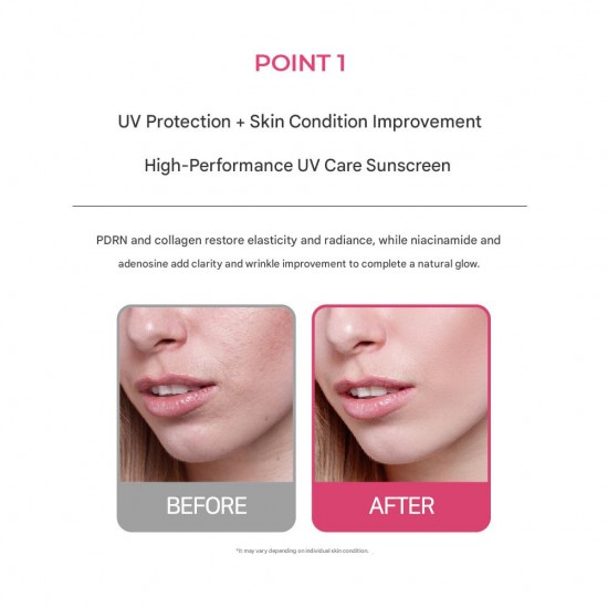 Dabo Pink Collagen PDRN Brightening UV Sunscreen SPF 50+ PA+++ 50ml