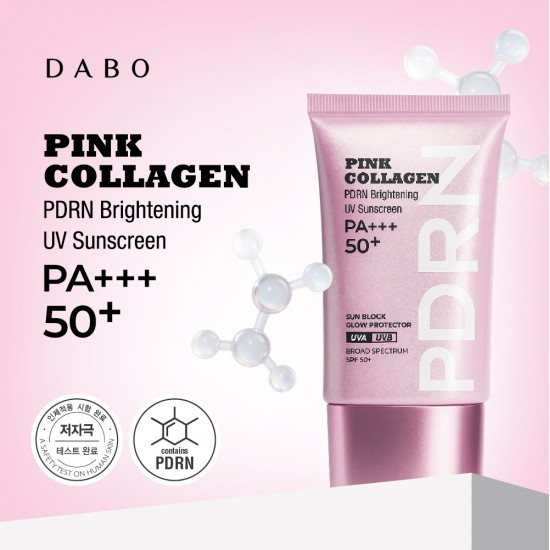 Dabo Pink Collagen PDRN Brightening UV Sunscreen SPF 50+ PA+++ 50ml