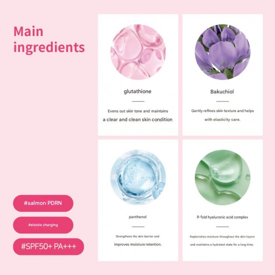 Dabo Pink Collagen PDRN Brightening UV Sunscreen SPF 50+ PA+++ 50ml