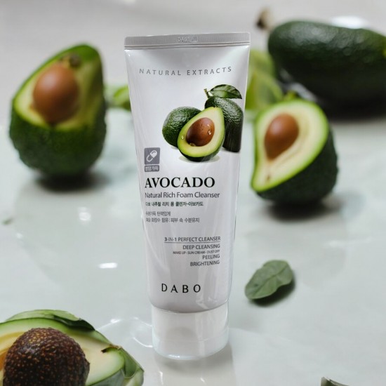 Dabo Avocado Natural Rich Foam Cleanser 180ml 