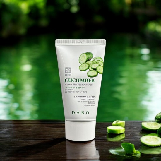 Dabo Natural Rich Foam Cleanser Cucumber 60ml