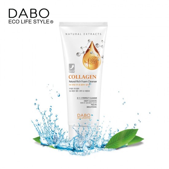 Dabo Collagen Natural Rich Foam Cleanser 180ml