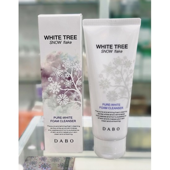 Dabo White Tree Snow Flake Fome Cleanser