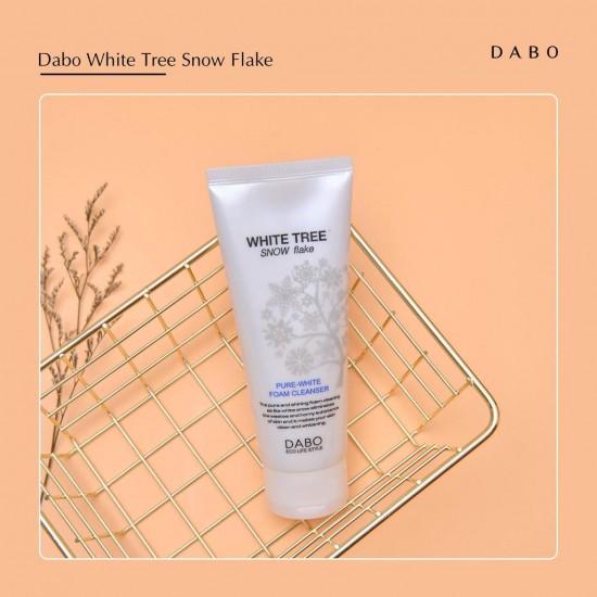 Dabo White Tree Snow Flake Fome Cleanser
