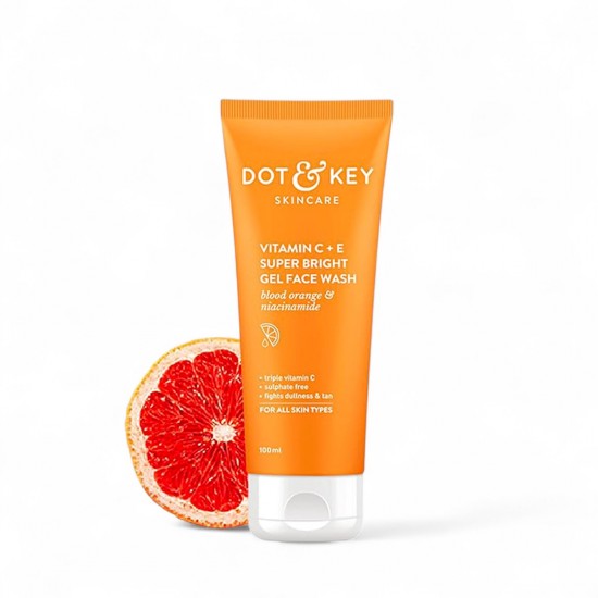 DOT & KEY Vitamin C + E Super Bright Gel Face Wash 100ml