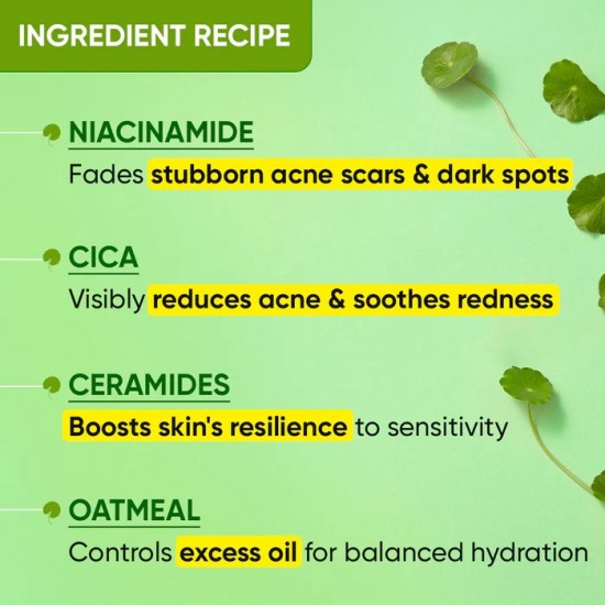 Dot & Key Cica Calming Oil Free Moisturizer for Acne Prone Skin 60ml