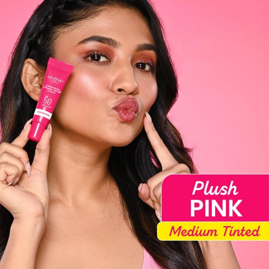 Dot & Key Barrier Repair Ceramide & Peptide Lip Balm Plush Pink