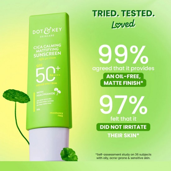 Dot & Key Cica Calming Mattifying Sunscreen SPF50+ PA++++ 80g