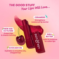 Dot & Key Barrier Repair Hydrating Lip Balm SPF 50  (Cherry Crimson)
