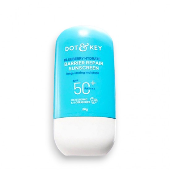 DOT & KEY Blueberry Hydrate Barrier Repair Sunscreen Spf 50+ PA++++ 80ml