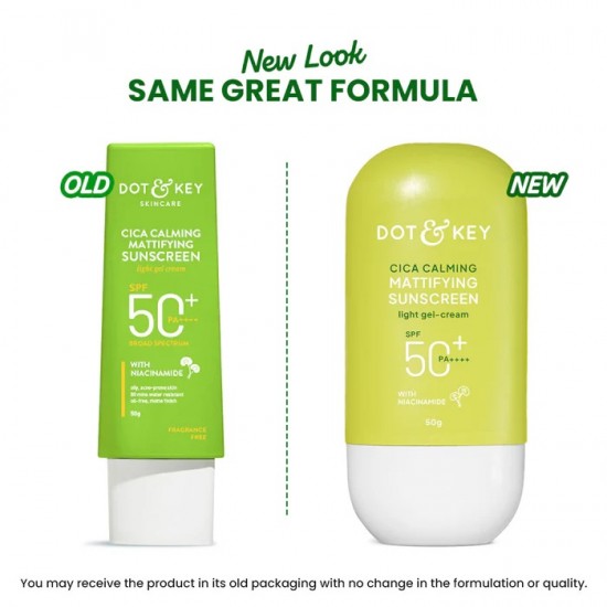 Dot & Key Cica Calming Mattifying Sunscreen SPF50+ PA++++ 80g