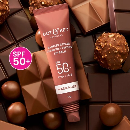 Dot & Key Barrier Repair Ceramide & Peptide Lip Balm Warm Nude