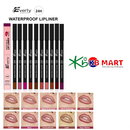 Everly Beauties 24H Waterproof Lip Liner