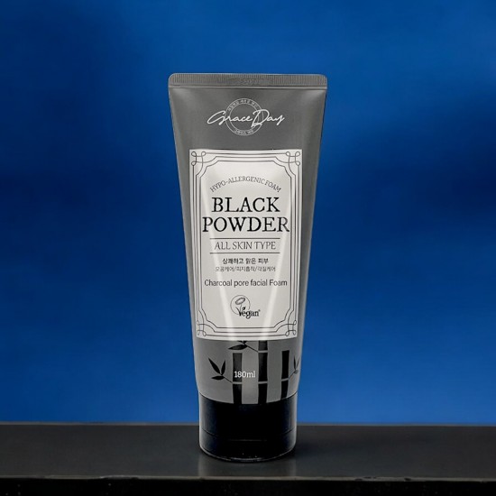 Grace Day Black Powder Charcoal Pore Facial Foam