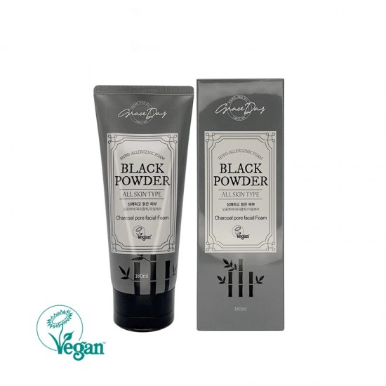Grace Day Black Powder Charcoal Pore Facial Foam