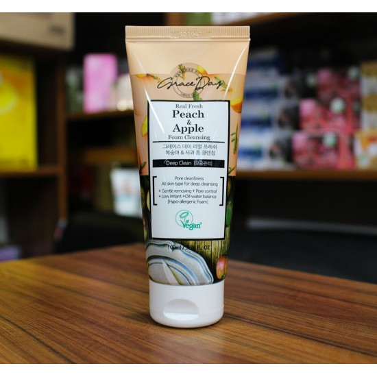 Grace Day Real Fresh Peach & Apple Foam Cleansing