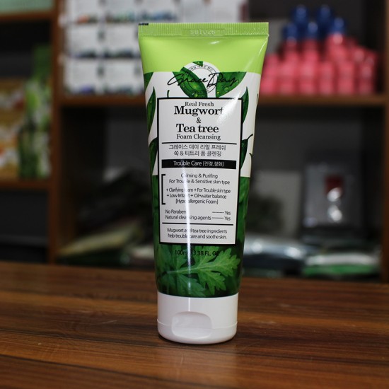 Grace Day Real Fresh Mugwort & Tea Tree Foam Cleansing