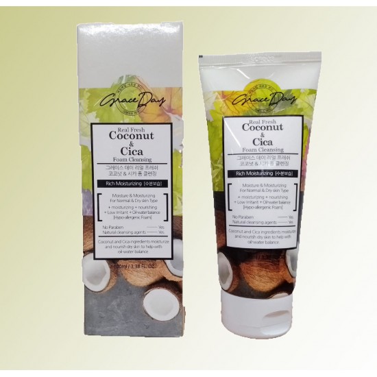 GRACE DAY Real Fresh Coconut & Cica Foam Cleanser