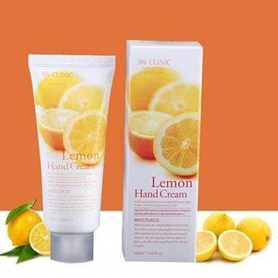 3w clinic lemon hand cream