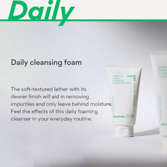 Innisfree Green tea Hydrating Amino Acid Cleansing Foam