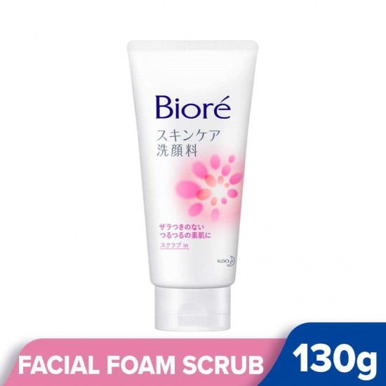 Biore Skin Care Facial Wash Scrub For Dirty Pores & Dead Skin 130g