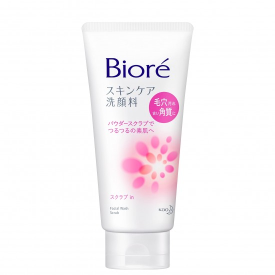 Biore Skin Care Facial Wash Scrub For Dirty Pores & Dead Skin 130g