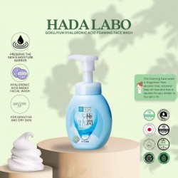 Rohto Hada Labo Gokujyn Hyaluronic Acid Foaming Cleanser 160ml