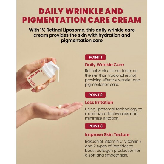 K-Secret Retinal Liposome 1% & Fermented Rice Antiaging Cream