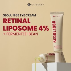 K-Secret Seoul 1988 Eye Cream : Retinal Liposome 4% + Fermented Bean 30ml