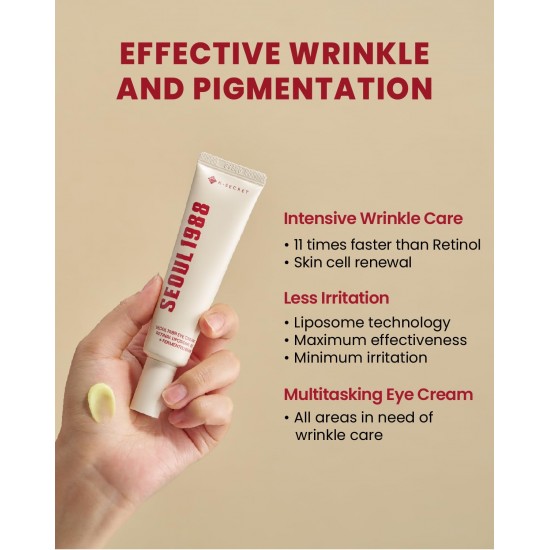 K-Secret Seoul 1988 Eye Cream : Retinal Liposome 4% + Fermented Bean 30ml