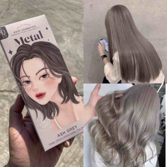 Kota Cosmetics Hair Color Cream Metal