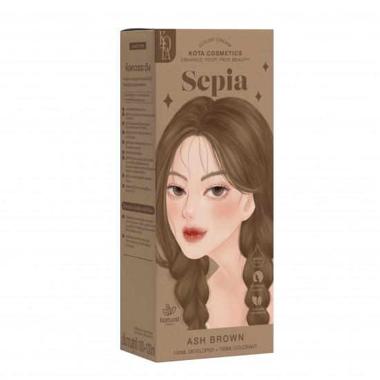 Kota Cosmetics Hair Color Cream Sepia Kota Cosmetics Hair Color Cream Sepia